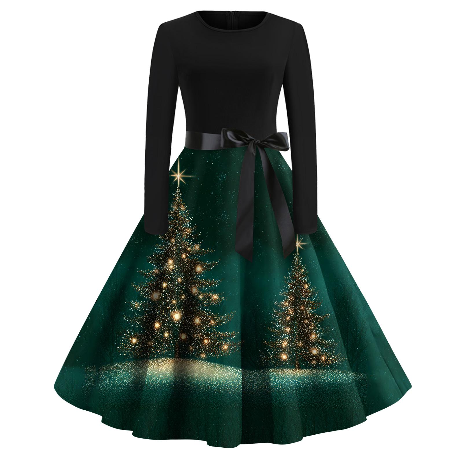 Женское модное повседневное платье с круглым вырезом, принтом на Хэллоуин и длинными рукавами L
Женское модное повседневное платье с круглым вырезом, принтом на Хэллоуин и длинными рукавами L