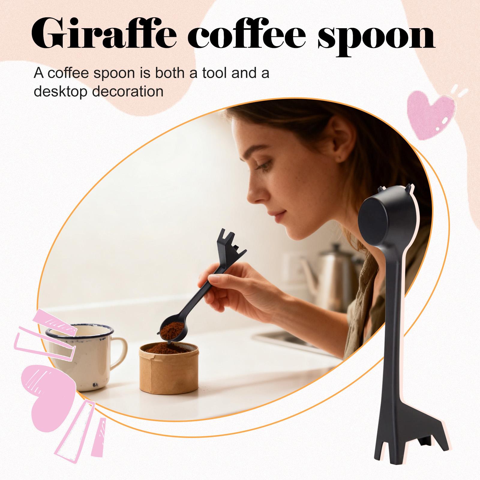 Giraffe Coffee Spoon – Black Food-Grade ABS Plastic Stirring Spoon – Cute Animal Design For Coffee, Tea, Desserts – Long Handle Mixing For Home One Size
Giraffe Coffee Spoon – Black Food-Grade ABS Plastic Stirring Spoon – Cute Animal Design For Coffee, Tea, Desserts – Long Handle Mixing For Home One Size