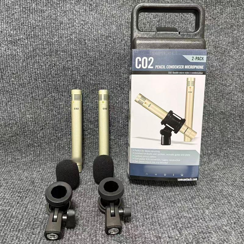 CO2 Metal Drum Instrument Pickup Condenser Microphone Set for Stage Performance Single Microphone
CO2 Metal Drum Instrument Pickup Condenser Microphone Set for Stage Performance Single Microphone