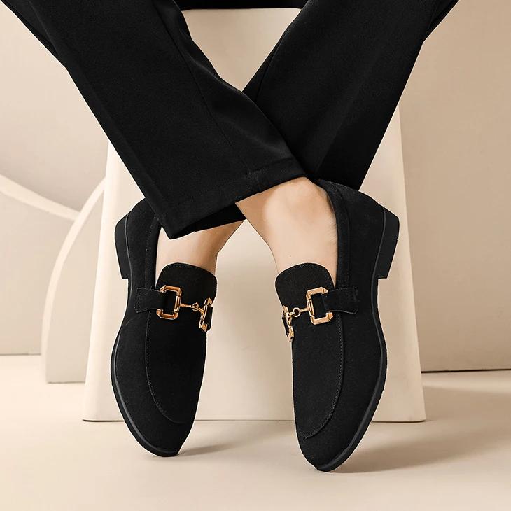 Лоферы Мужские туфли Черный Бежевый Флок Круглый носок Металлические украшения Мужские модельные туфли Слипоны Мужские туфли 38 чёрный
Лоферы Мужские туфли Черный Бежевый Флок Круглый носок Металлические украшения Мужские модельные туфли Слипоны Мужские туфли 38 чёрный