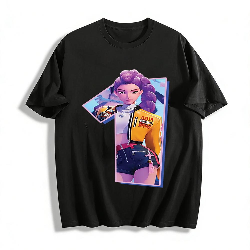 Street Trendy Purple Hair Cool Girl Print Casual Top Hip Hop Style Loose Fit Unisex Tee Pure cotton T-shirt XXS
Street Trendy Purple Hair Cool Girl Print Casual Top Hip Hop Style Loose Fit Unisex Tee Pure cotton T-shirt XXS