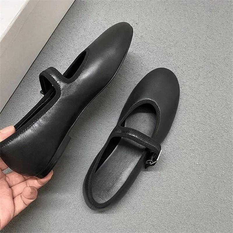 New Retro Mary Jane Ballet Flat Shoes Minimalist Style Suede Leather Loafers Women s Shoes 40
New Retro Mary Jane Ballet Flat Shoes Minimalist Style Suede Leather Loafers Women s Shoes 40