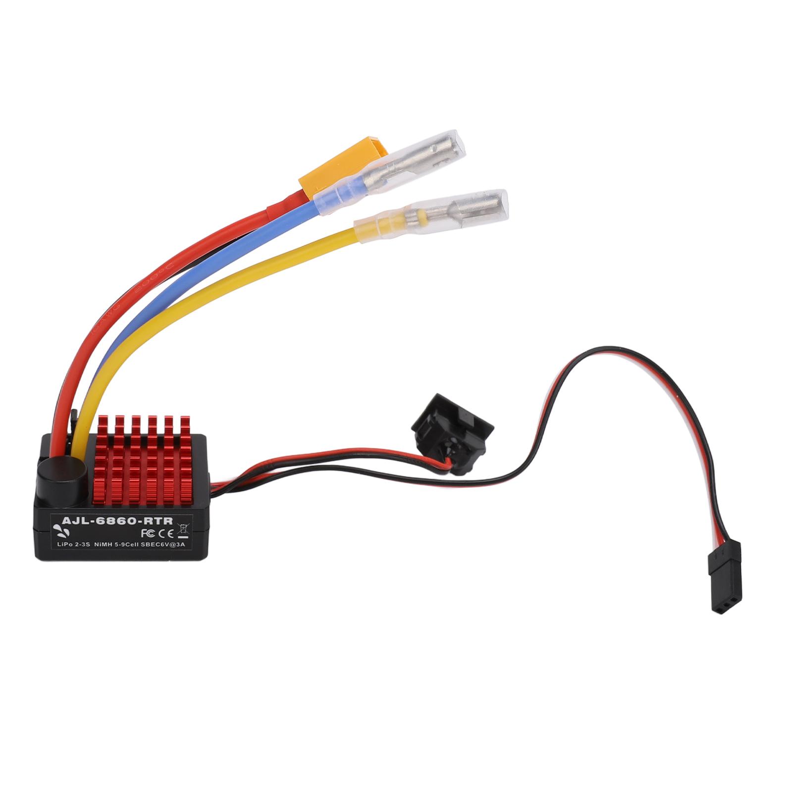 60A ESC 3 Modes Brushed Waterproof XT60 Plug Electronic Speed Controller for D90 for HSP for Redcat
60A ESC 3 Modes Brushed Waterproof XT60 Plug Electronic Speed Controller for D90 for HSP for Redcat