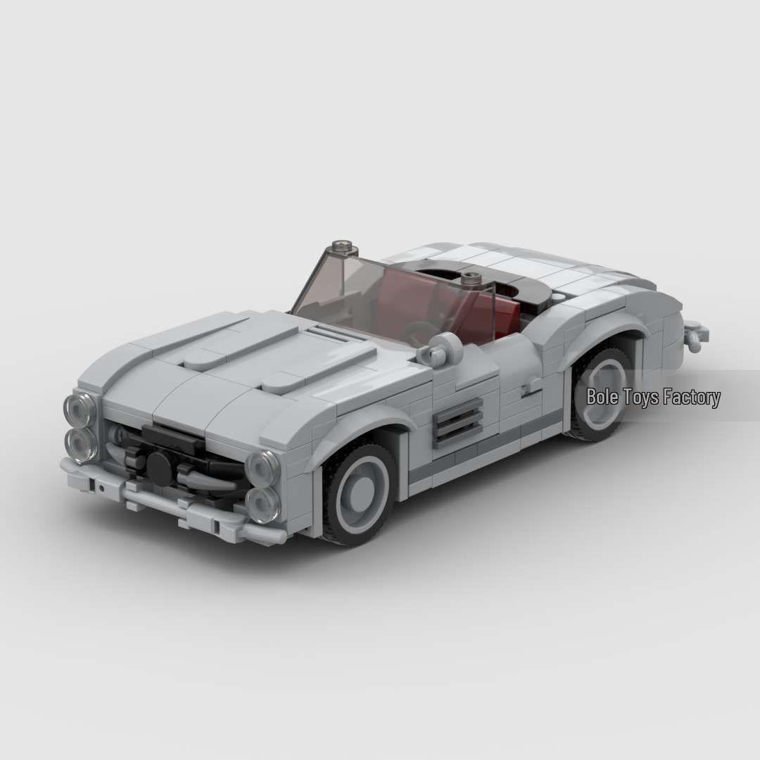 MOC-набор, совместимый с Lego: Модель спортивного автомобиля кабриолета Mercedes-Benz 300SL
MOC-набор, совместимый с Lego: Модель спортивного автомобиля кабриолета Mercedes-Benz 300SL