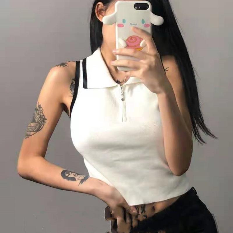 2026 Spring/Summer Women s Color Block Knit Vest with Doll Collar and Tight Elastic High Waist Cropped Design One Size белый
2026 Spring/Summer Women s Color Block Knit Vest with Doll Collar and Tight Elastic High Waist Cropped Design One Size белый