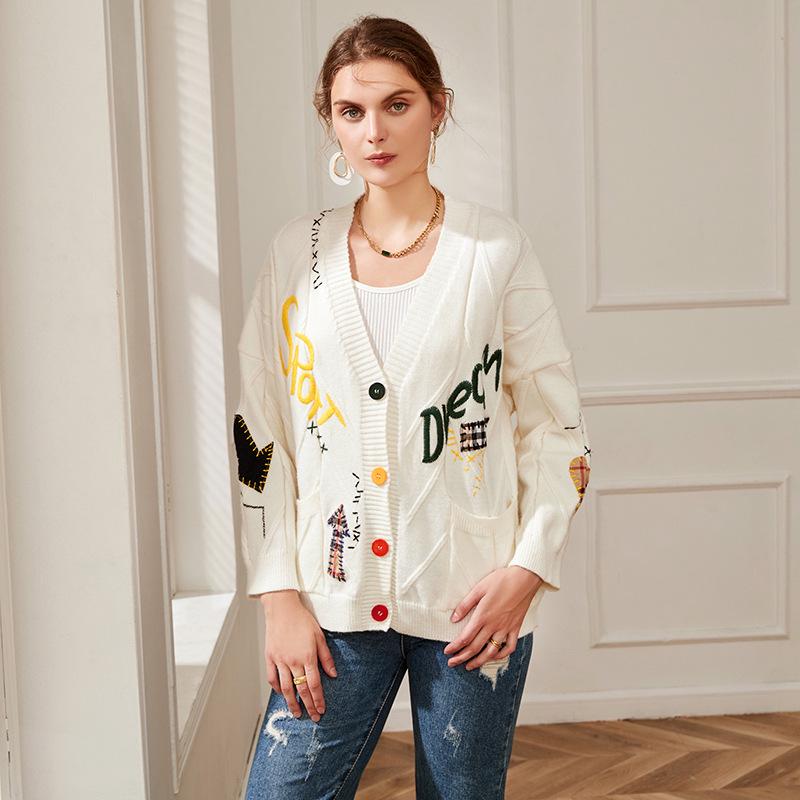 Women s Embroidered Knit Cardigan - 2023 Autumn/Winter Loose Lazy Style Sweater One Size бежевый
Women s Embroidered Knit Cardigan - 2023 Autumn/Winter Loose Lazy Style Sweater One Size бежевый