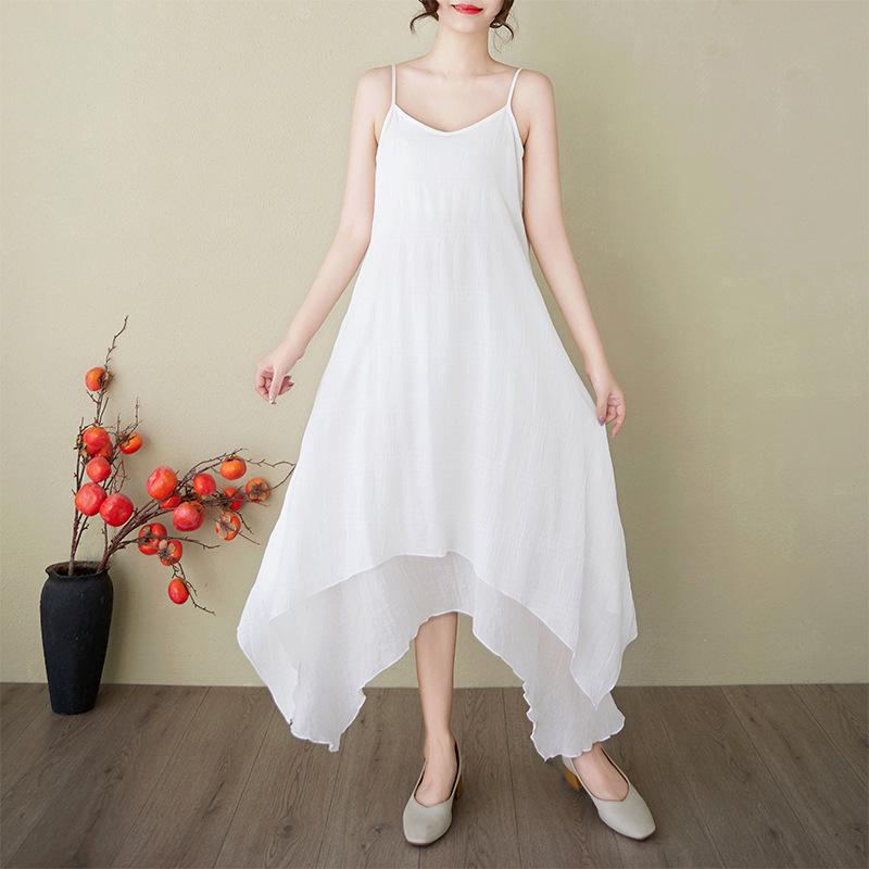 Лето 2025 Хлопок Лен Двухслойное Миди Платье-комбинация Неправильной Формы XXL белый
Лето 2025 Хлопок Лен Двухслойное Миди Платье-комбинация Неправильной Формы XXL белый