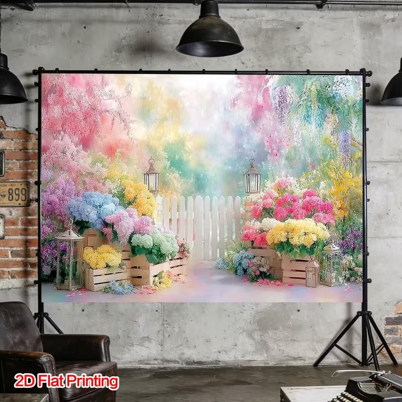 2D Watercolor Rainbow Garden Backdrop - Pastel Floral Photography Background Banner for Party Decor 47.2x31.5inch/120*80cm
2D Watercolor Rainbow Garden Backdrop - Pastel Floral Photography Background Banner for Party Decor 47.2x31.5inch/120*80cm