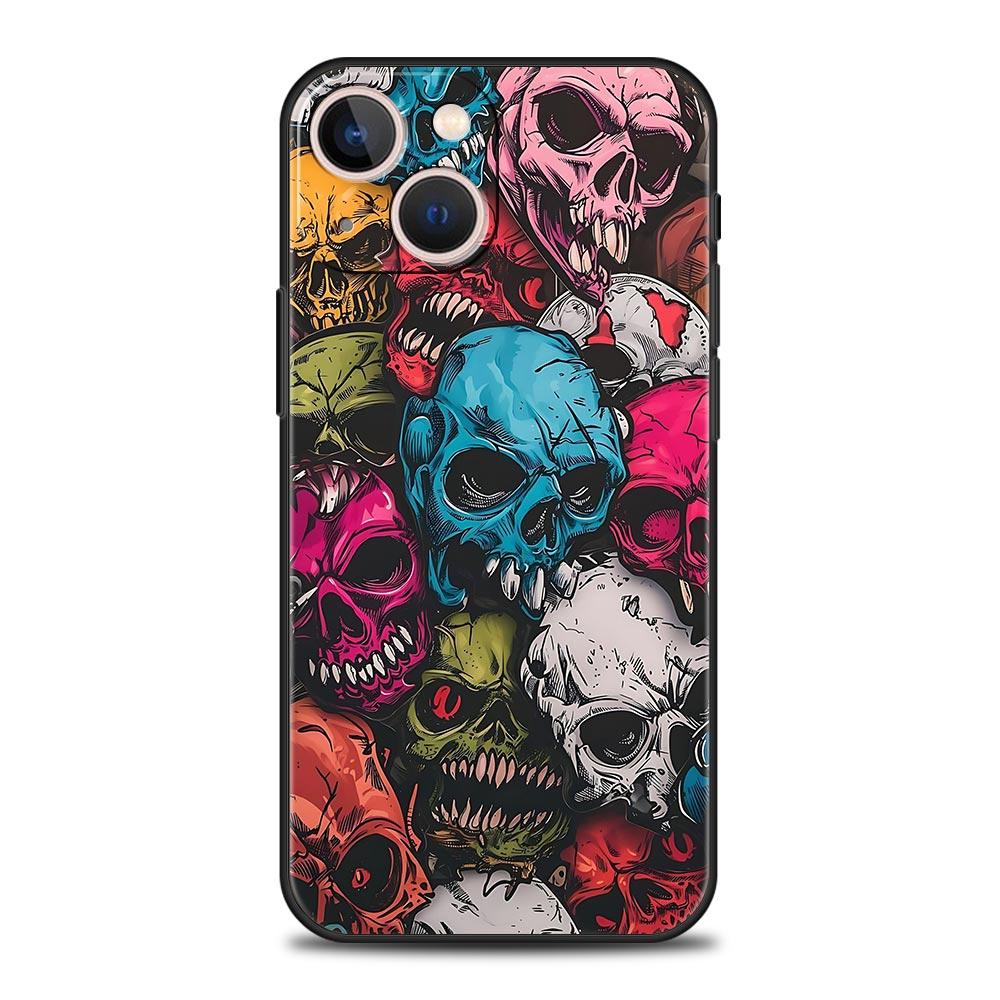 Skeleton Skull Phone Case For iPhone 17 16 15 Pro Max 11 12 13 14 7 8 Plus SE 2020 X XR XS Cover Soft Black iPhone 11Pro Max
Skeleton Skull Phone Case For iPhone 17 16 15 Pro Max 11 12 13 14 7 8 Plus SE 2020 X XR XS Cover Soft Black iPhone 11Pro Max