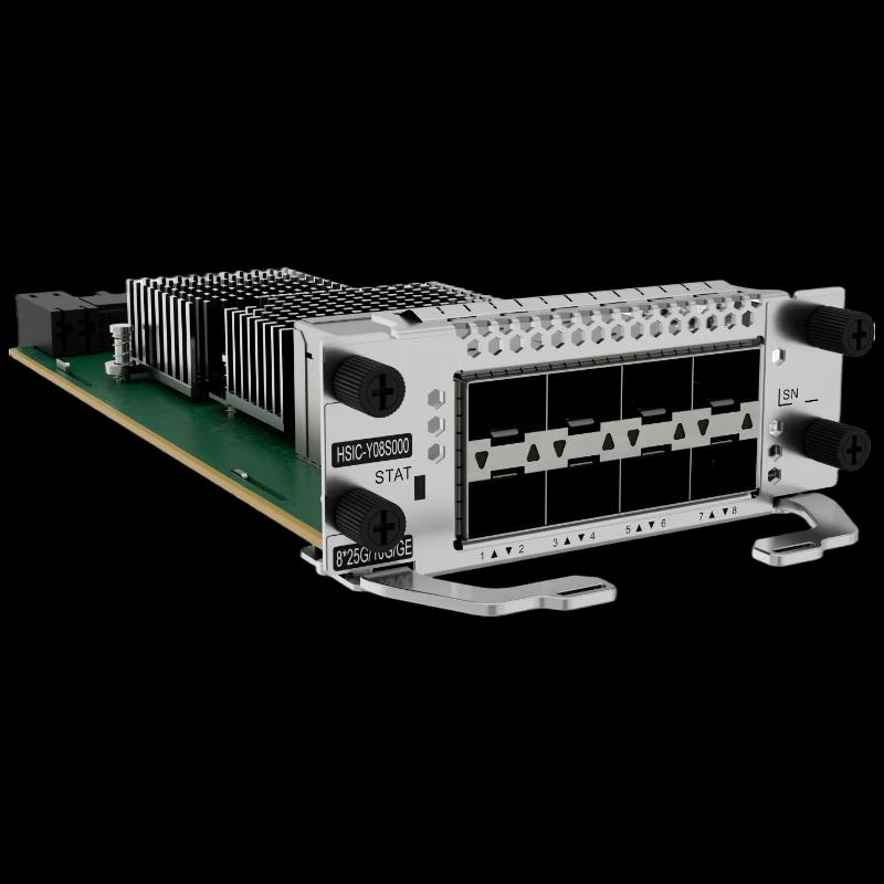 Huawei HSIC-Y08S000 8-Port 25GE SFP28 Optical Interface Card
Huawei HSIC-Y08S000 8-Port 25GE SFP28 Optical Interface Card