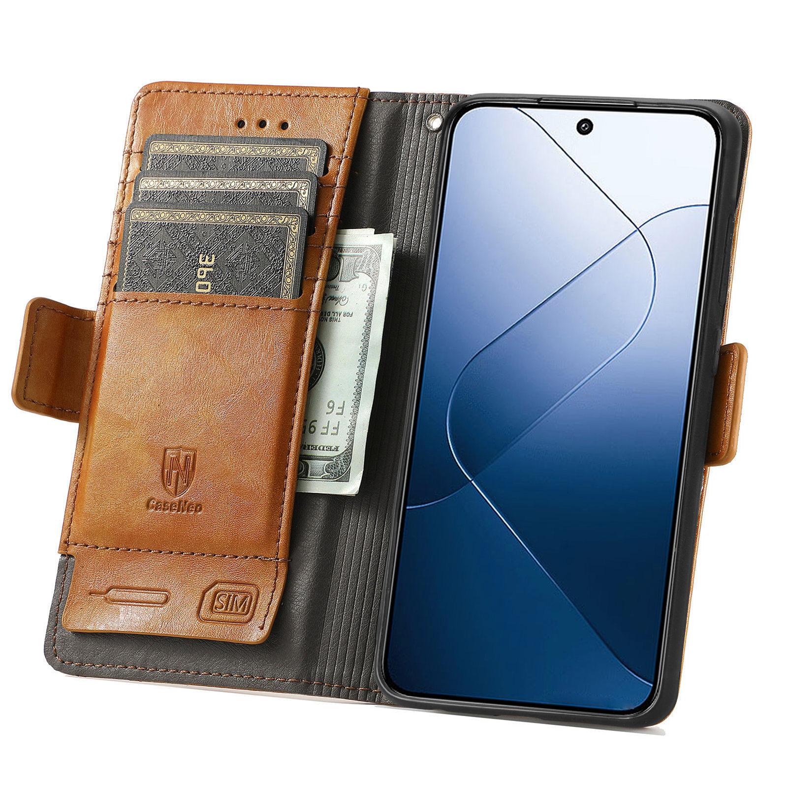 For Xiaomi 14T Pro Phone Cases CASENEO PU Leather Cover Stand with RFID Blocking Wallet Black
For Xiaomi 14T Pro Phone Cases CASENEO PU Leather Cover Stand with RFID Blocking Wallet Black