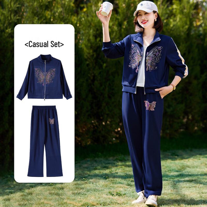 Женский осенне-зимний спортивный костюм с принтом бабочек 5XL
Женский осенне-зимний спортивный костюм с принтом бабочек 5XL