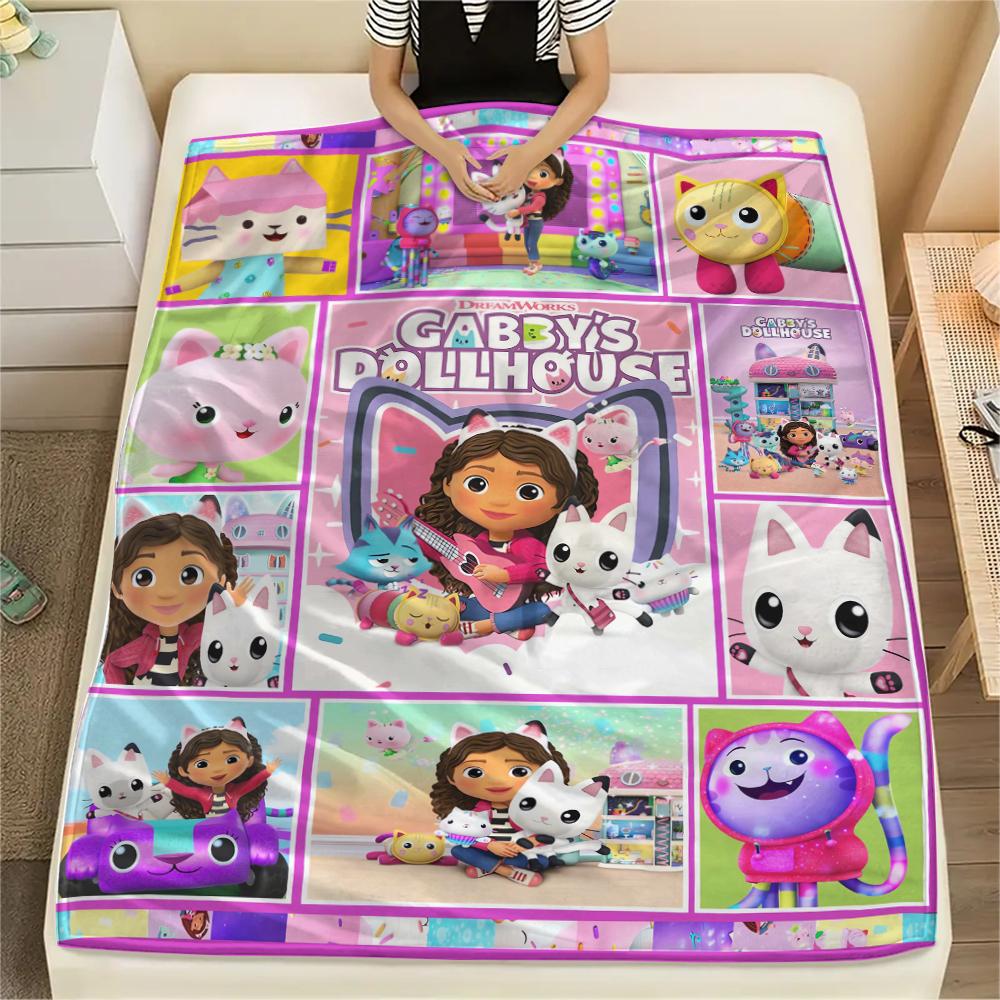 1PC Gabby s Dollhouse Print Flannel Blanket, High quality All Seasons, Home Decor, Warmth and Comfort, Perfect for Christmas Gifts 150cm x 200cm
1PC Gabby s Dollhouse Print Flannel Blanket, High quality All Seasons, Home Decor, Warmth and Comfort, Perfect for Christmas Gifts 150cm x 200cm