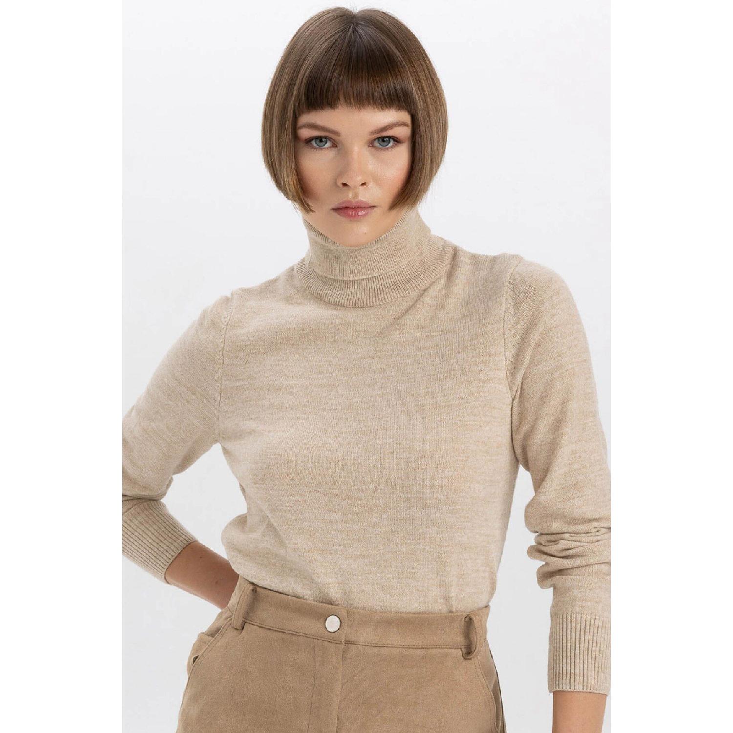 Relax Fit Turtleneck Cashmere Textured Extra Soft Basic Knitwear Sweater H1651az22wn XS бежевий
Relax Fit Turtleneck Cashmere Textured Extra Soft Basic Knitwear Sweater H1651az22wn XS бежевий