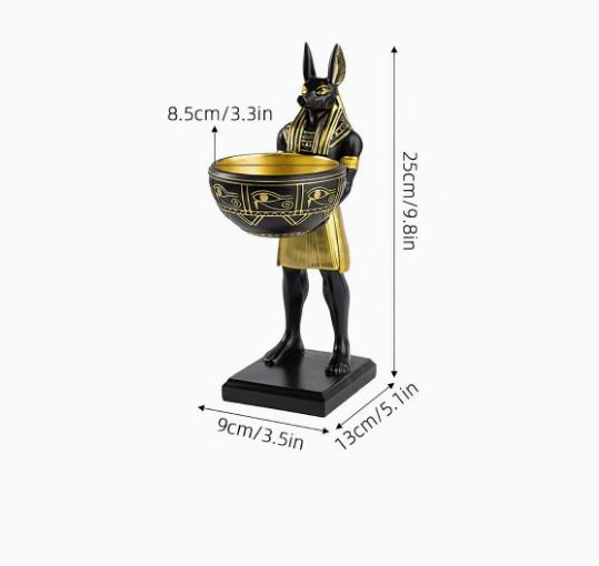 Egyptian God Anubis Statue Ancient Mythological Deity Sculpture for Home Altar Egyptian Decor Collector s Artifact Unique Gift
Egyptian God Anubis Statue Ancient Mythological Deity Sculpture for Home Altar Egyptian Decor Collector s Artifact Unique Gift