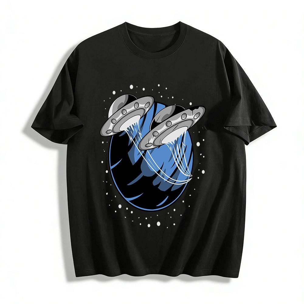 Vintage UFO Energy-absorbing Planet Graphic Casual T-shirt Pure cotton T-shirt 6XL
Vintage UFO Energy-absorbing Planet Graphic Casual T-shirt Pure cotton T-shirt 6XL
