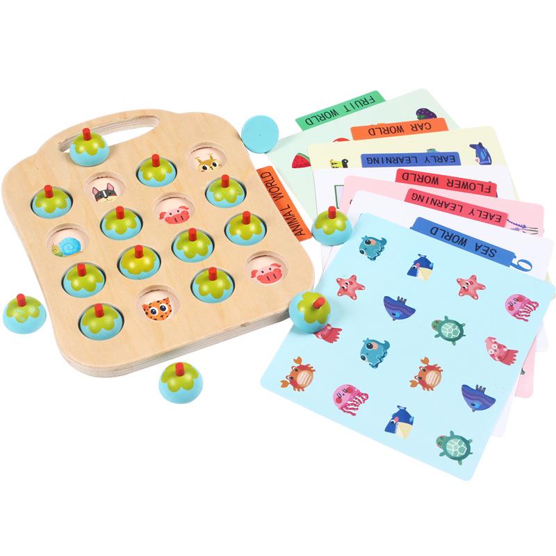 Colorful Carrot & Mushroom Memory Chess - Wooden Educational Puzzle Game for Children синій
Colorful Carrot & Mushroom Memory Chess - Wooden Educational Puzzle Game for Children синій