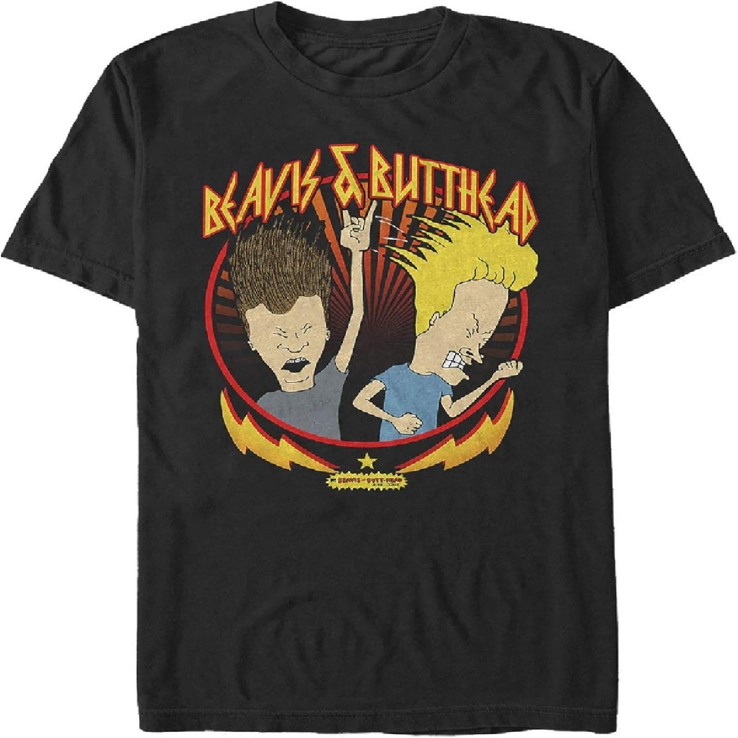 Men s Beavis and Butt-Head Metal Rock Portrait T-Shirt XXXXXL чёрный
Men s Beavis and Butt-Head Metal Rock Portrait T-Shirt XXXXXL чёрный