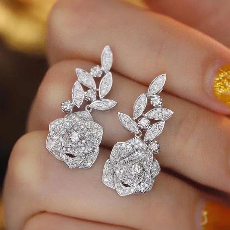 CAOSHI Noble Lady Flower Drop Earrings for Engagement Ceremony Luxury Brilliant Zirconia Accessories Trending Zircon Women 2024
CAOSHI Noble Lady Flower Drop Earrings for Engagement Ceremony Luxury Brilliant Zirconia Accessories Trending Zircon Women 2024
