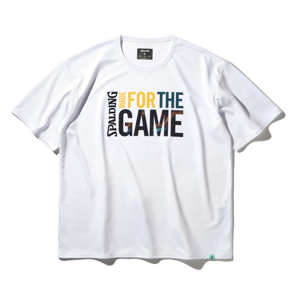 Spalding Biomarble Made for the Game T-Shirt, White, Medium, SMT25008
Spalding Biomarble Made for the Game T-Shirt, White, Medium, SMT25008