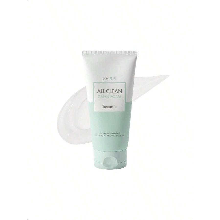 heimish All Clean Green Foam Увлажняющее средство для умывания 150 г/Увлажняющее нежное гелевое средство для умывания, Ежедневное средство для умывания для чувствительной кожи с аминокислотами, P.H Face Cleanser 150g
heimish All Clean Green Foam Увлажняющее средство для умывания 150 г/Увлажняющее нежное гелевое средство для умывания, Ежедневное средство для умывания для чувствительной кожи с аминокислотами, P.H Face Cleanser 150g