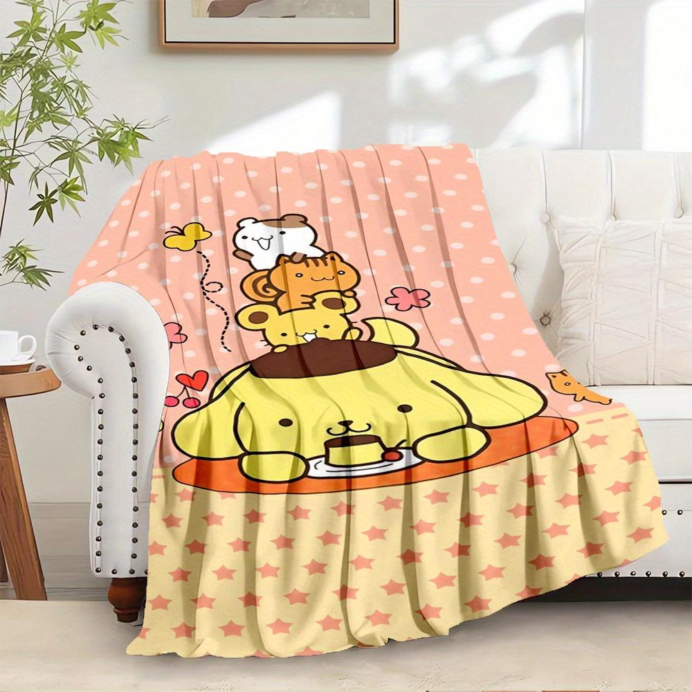 1pc Flannel Pompompurin, Dessert Stack, Pastel BackgroundThrow Blanket, Cartoon Truck Pattern Printed Blanket, Warm Cozy Soft Blanket For Co 130x150cm
1pc Flannel Pompompurin, Dessert Stack, Pastel BackgroundThrow Blanket, Cartoon Truck Pattern Printed Blanket, Warm Cozy Soft Blanket For Co 130x150cm
