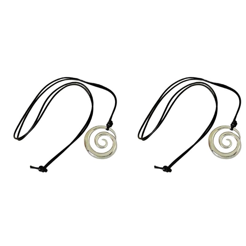 Set of 2 Elegant Metal Hollow Round Pendant Necklace Adjustable Sweater Chain Alloy Texture Present for Women Girls
Set of 2 Elegant Metal Hollow Round Pendant Necklace Adjustable Sweater Chain Alloy Texture Present for Women Girls