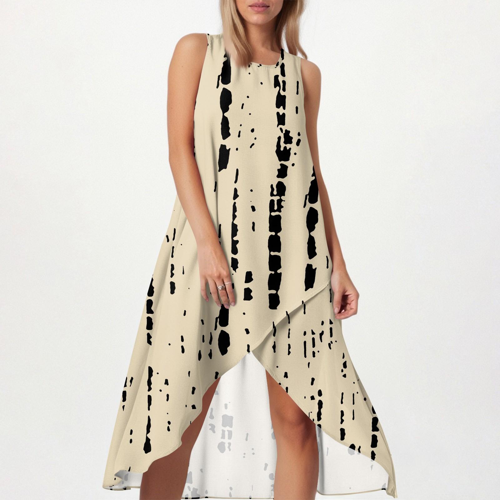 Women s Loose Casual Fashion Square Round Neck Solid Color Dress Beach Skirt Slit Side Sleeveless Cotton And Linen Skirt XL бежевий
Women s Loose Casual Fashion Square Round Neck Solid Color Dress Beach Skirt Slit Side Sleeveless Cotton And Linen Skirt XL бежевий