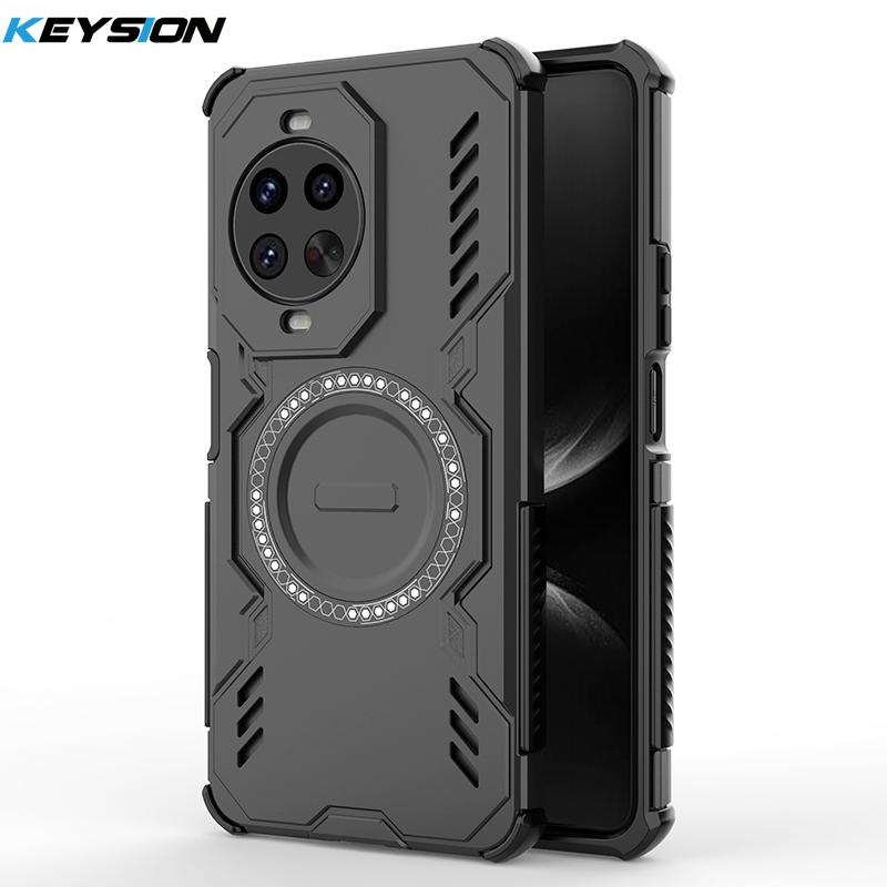 KEYSION Hollow Heat Dissipation Case for Huawei nova 14 Pro Magnetic Cooling Shockproof Phone Cover for Huawei nova 14 14 Pro for Huawei nova 14
KEYSION Hollow Heat Dissipation Case for Huawei nova 14 Pro Magnetic Cooling Shockproof Phone Cover for Huawei nova 14 14 Pro for Huawei nova 14