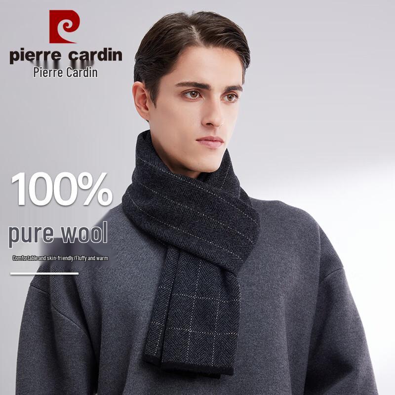 Pierre Cardin Men s 100% Wool Plaid Scarf
Pierre Cardin Men s 100% Wool Plaid Scarf