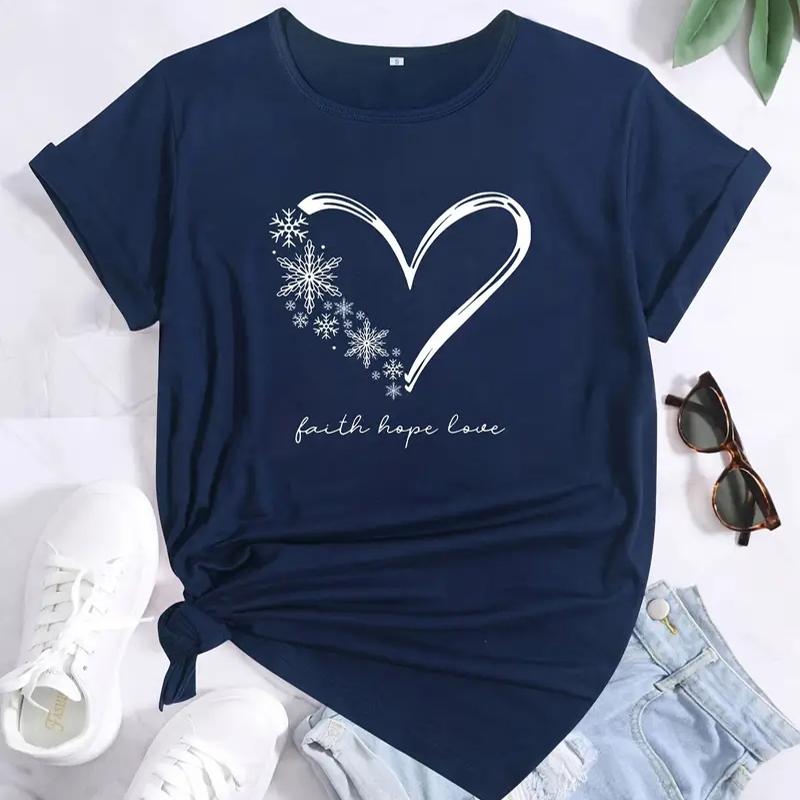 Женская летняя футболка Ретро мода Футболки с коротким рукавом Повседневные топы с принтом Любовь 8XL синий
Женская летняя футболка Ретро мода Футболки с коротким рукавом Повседневные топы с принтом Любовь 8XL синий