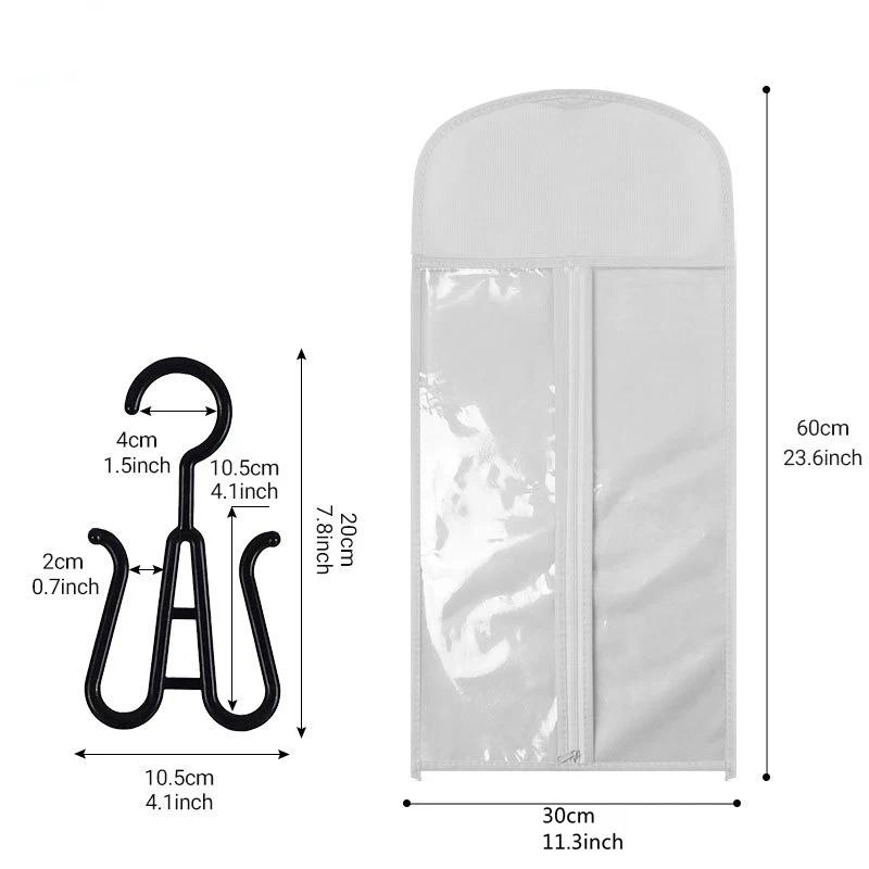 1/3PCS Wig Holder Storage Bags with Hanger Dust-proof Hair Extension Organizer for Multiple Wigs Wigs Accessories 1pc белый
1/3PCS Wig Holder Storage Bags with Hanger Dust-proof Hair Extension Organizer for Multiple Wigs Wigs Accessories 1pc белый