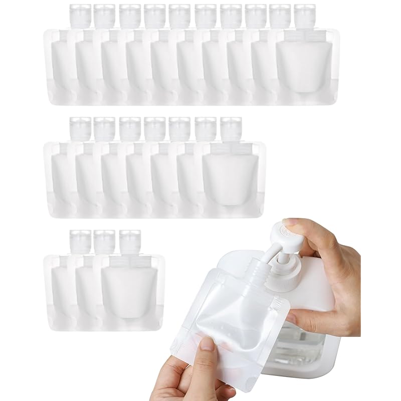Chocople travel bottle refill bottle pouch container shampoo bottle for travel small bottles reusable Does not leak 20 piece set (30ml)
Chocople travel bottle refill bottle pouch container shampoo bottle for travel small bottles reusable Does not leak 20 piece set (30ml)