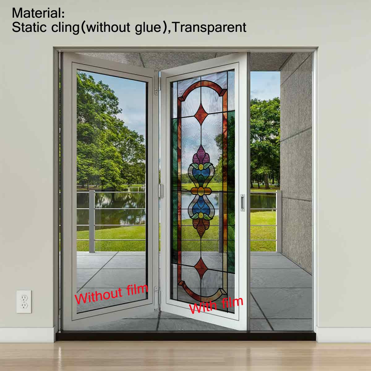 Custom Size Stained Glass Window Film European Church Art Privacy Sticker Self Static Cling Decorative Window For Home Office (Transparent,30X70cm) прозрачный
Custom Size Stained Glass Window Film European Church Art Privacy Sticker Self Static Cling Decorative Window For Home Office (Transparent,30X70cm) прозрачный