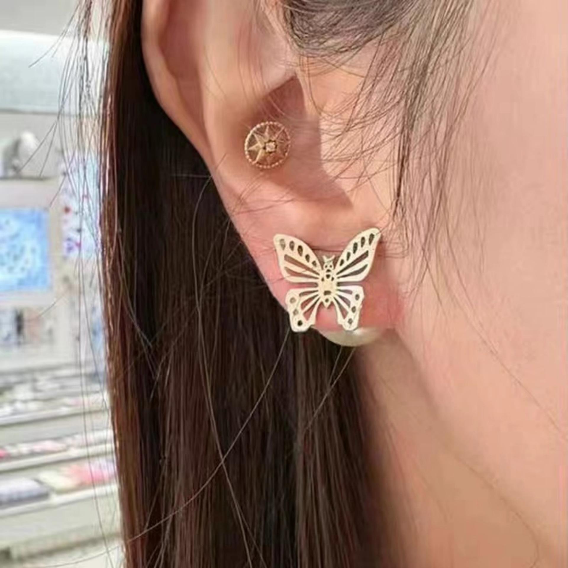 D House 2024 Matte Butterfly Pearl Earrings: Women s Retro, Elegant, High-End Fashion Trend золотой
D House 2024 Matte Butterfly Pearl Earrings: Women s Retro, Elegant, High-End Fashion Trend золотой