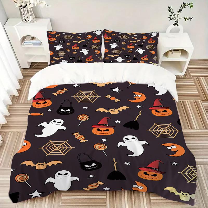 3 шт. Хэллоуин, Набор постельного белья для Trick-or-Treat, Пододеяльник и Наволочки, Подходит для Всех Сезонов(Без вкладыша)-0729083 135x200cm
3 шт. Хэллоуин, Набор постельного белья для Trick-or-Treat, Пододеяльник и Наволочки, Подходит для Всех Сезонов(Без вкладыша)-0729083 135x200cm