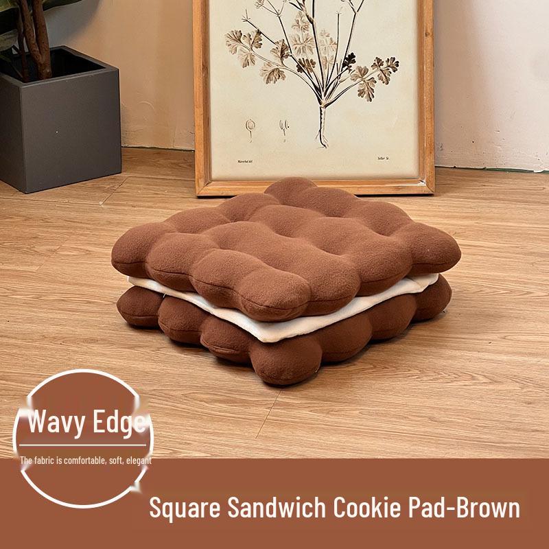 Japanese Style Tatami Sandwich Cookie Pillow: Cute Plush Cushion for Bed or Dorm Diameter 35cm (Approx. 460g)
Japanese Style Tatami Sandwich Cookie Pillow: Cute Plush Cushion for Bed or Dorm Diameter 35cm (Approx. 460g)