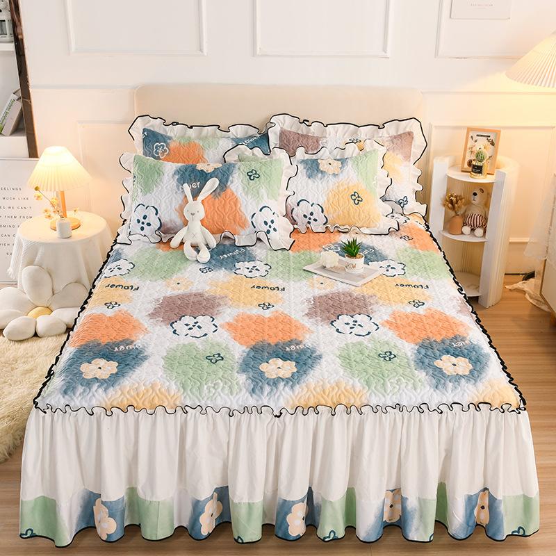 Чехол на кровать, защитный чехол, стеганое утолщенное трехмерное кружевное покрывало на кровать, цельное корейское покрывало, покрывало на кровать pillowcase 48cm×74cm 2pcs
Чехол на кровать, защитный чехол, стеганое утолщенное трехмерное кружевное покрывало на кровать, цельное корейское покрывало, покрывало на кровать pillowcase 48cm×74cm 2pcs