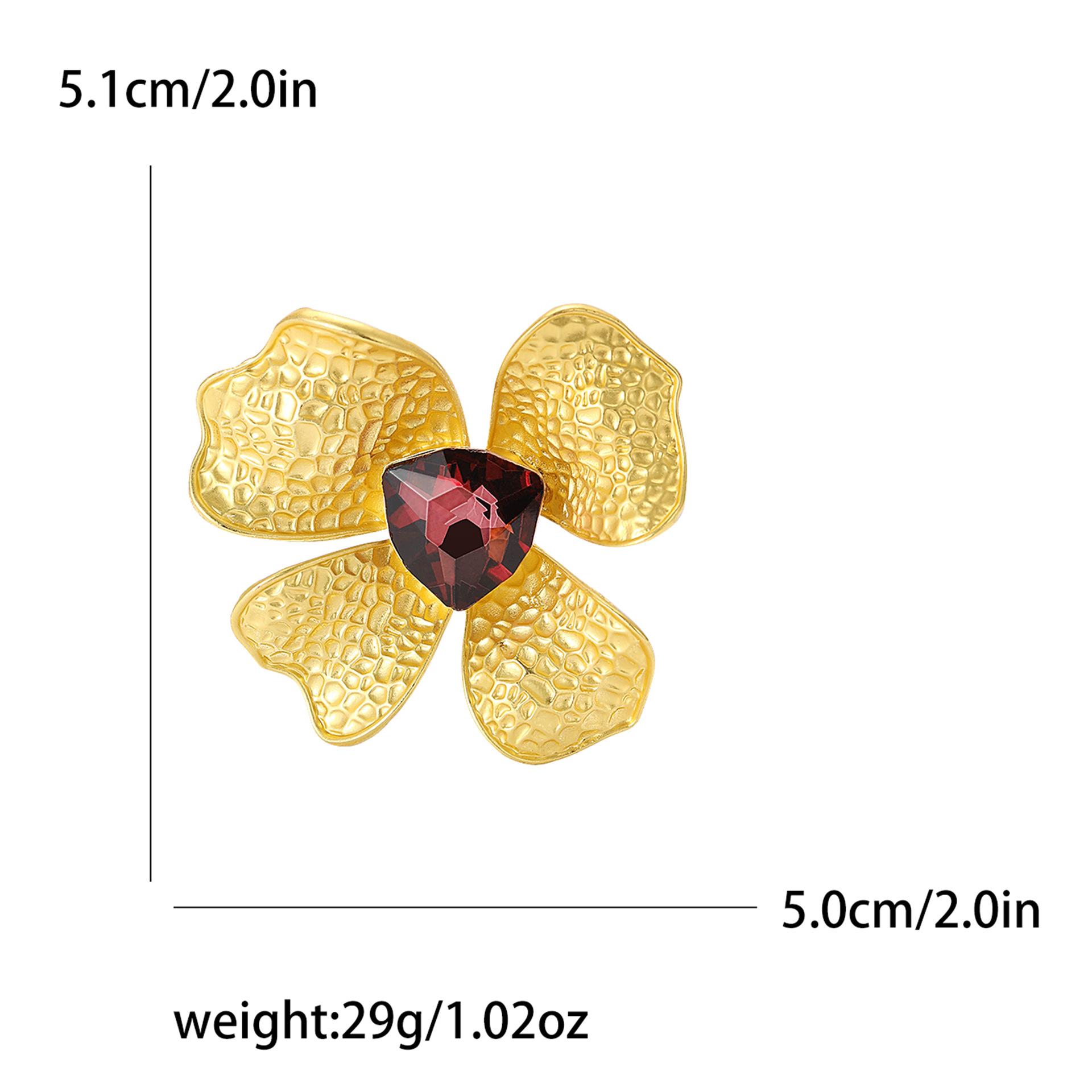 Творческий Изысканный Сплав Стразы Тупой Золотой Цветок Брошь Мода Высокого Класса Женская Одежда Корсаж Ювелирные Изделия Булавка
Творческий Изысканный Сплав Стразы Тупой Золотой Цветок Брошь Мода Высокого Класса Женская Одежда Корсаж Ювелирные Изделия Булавка