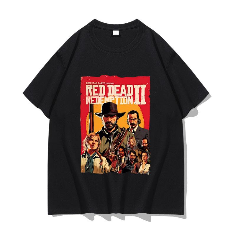 Red Dead Redemption 2 Принт з візерунком Периферія GTA5 Grand Theft Auto Артур Морган Футболка з коротким рукавом Одяг Футболка 3XL
Red Dead Redemption 2 Принт з візерунком Периферія GTA5 Grand Theft Auto Артур Морган Футболка з коротким рукавом Одяг Футболка 3XL