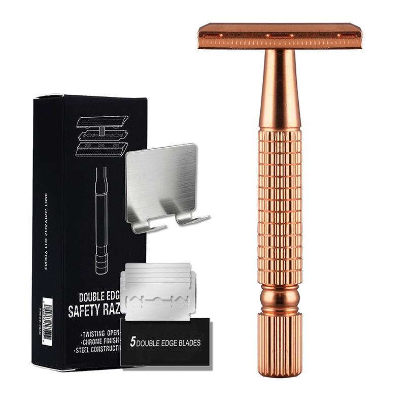 Classic Men Shaver Mild Hair Removal Shaver Double Edge Stainless Steel Shaving With 1 Box Double Edge Blades Shaver Razor
Classic Men Shaver Mild Hair Removal Shaver Double Edge Stainless Steel Shaving With 1 Box Double Edge Blades Shaver Razor