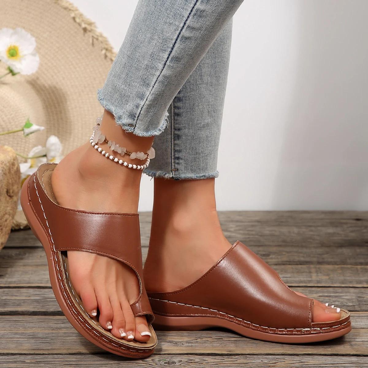 Gold Slip Toe Soft Sole Sandals Women Summer 2025 Comfortable Platform Casual Slides Woman Pu Leather Plus Size Flat Slippers 43 коричневый
Gold Slip Toe Soft Sole Sandals Women Summer 2025 Comfortable Platform Casual Slides Woman Pu Leather Plus Size Flat Slippers 43 коричневый