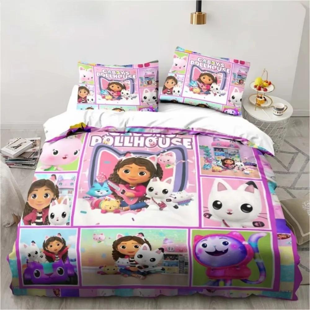3D Gabbys Dollhouse Bedding Sets Cartoon Comforter Duvet Cover Set 3Pcs Bedroom Decor For Kids Single/Twin/Full/Queen/King Size Duvet Cover Set&EU Single(135x200cm)
3D Gabbys Dollhouse Bedding Sets Cartoon Comforter Duvet Cover Set 3Pcs Bedroom Decor For Kids Single/Twin/Full/Queen/King Size Duvet Cover Set&EU Single(135x200cm)