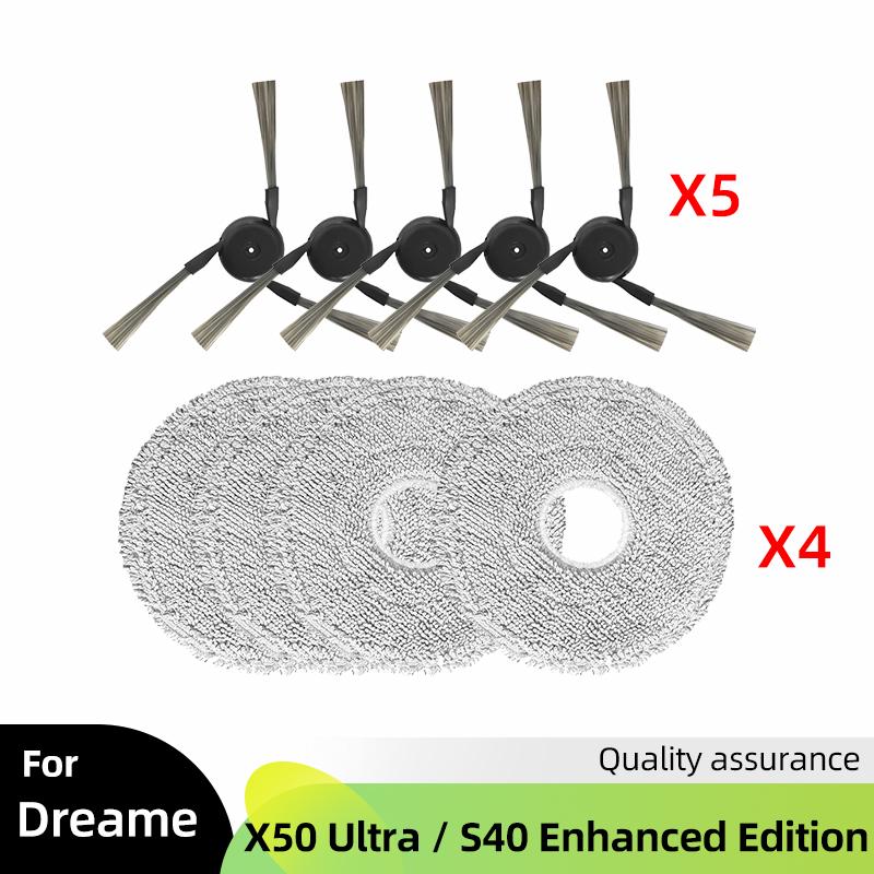 Підходить для Dreame X50 Ultra / S40 Покращена версія Запчастини для пилососа Основна щітка Бічна щітка Фільтр Hepa Ганчірка для миття підлоги Мішок для пилу Аксесуари
Підходить для Dreame X50 Ultra / S40 Покращена версія Запчастини для пилососа Основна щітка Бічна щітка Фільтр Hepa Ганчірка для миття підлоги Мішок для пилу Аксесуари