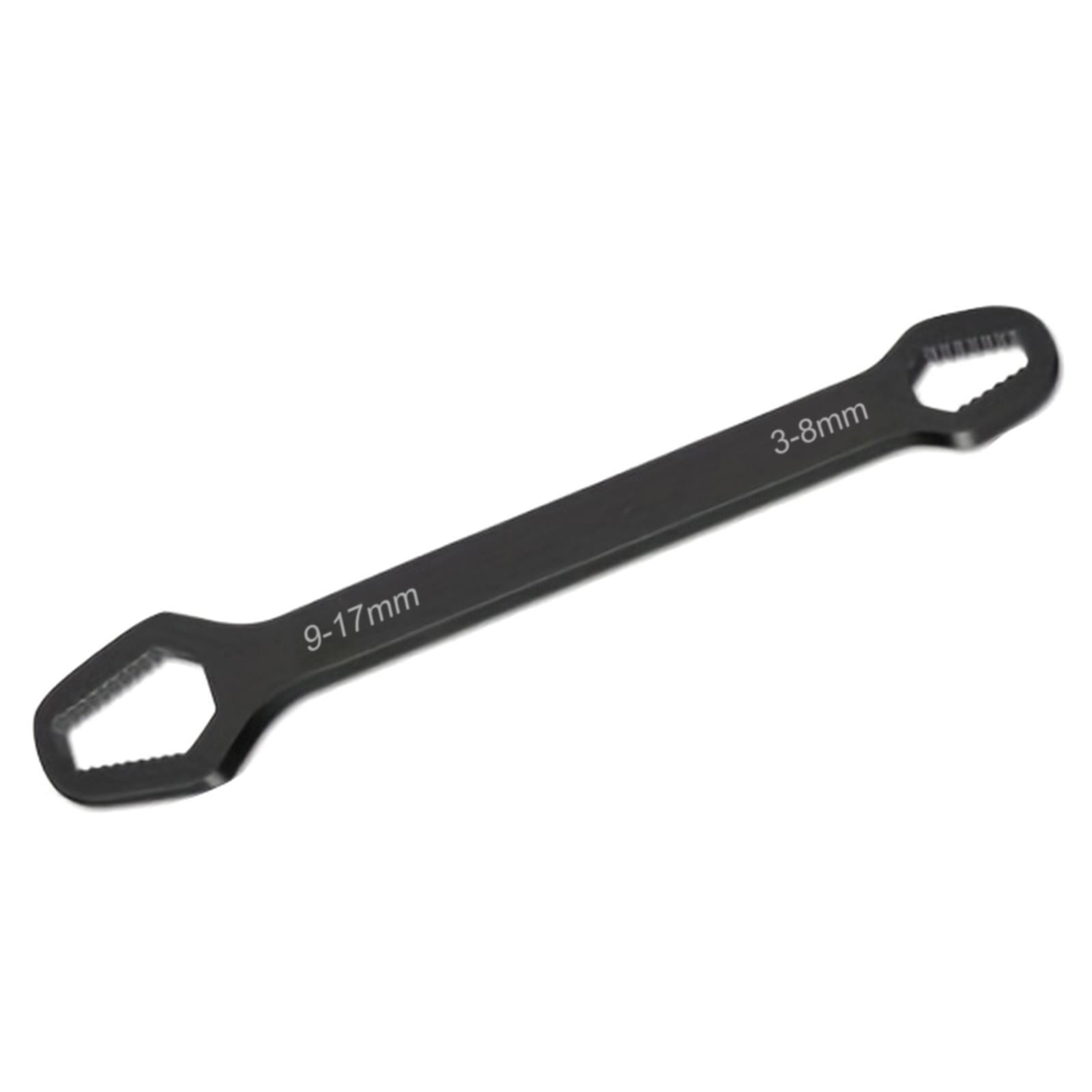 150mm Universal Torx Wrench 3-17mm Chrome Vanadium Steel Double-Head Self-Tightening Wrench A
150mm Universal Torx Wrench 3-17mm Chrome Vanadium Steel Double-Head Self-Tightening Wrench A