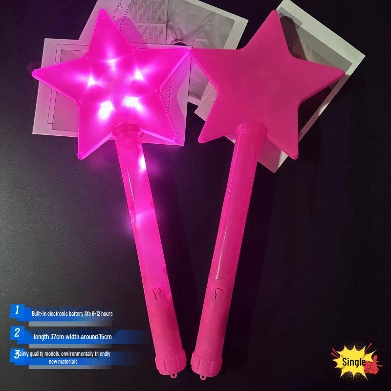 Large Colorful Pentagram Glow Stick - Light-Up Star Wand for Christmas, Children s Day, and Party Celebrations
Large Colorful Pentagram Glow Stick - Light-Up Star Wand for Christmas, Children s Day, and Party Celebrations