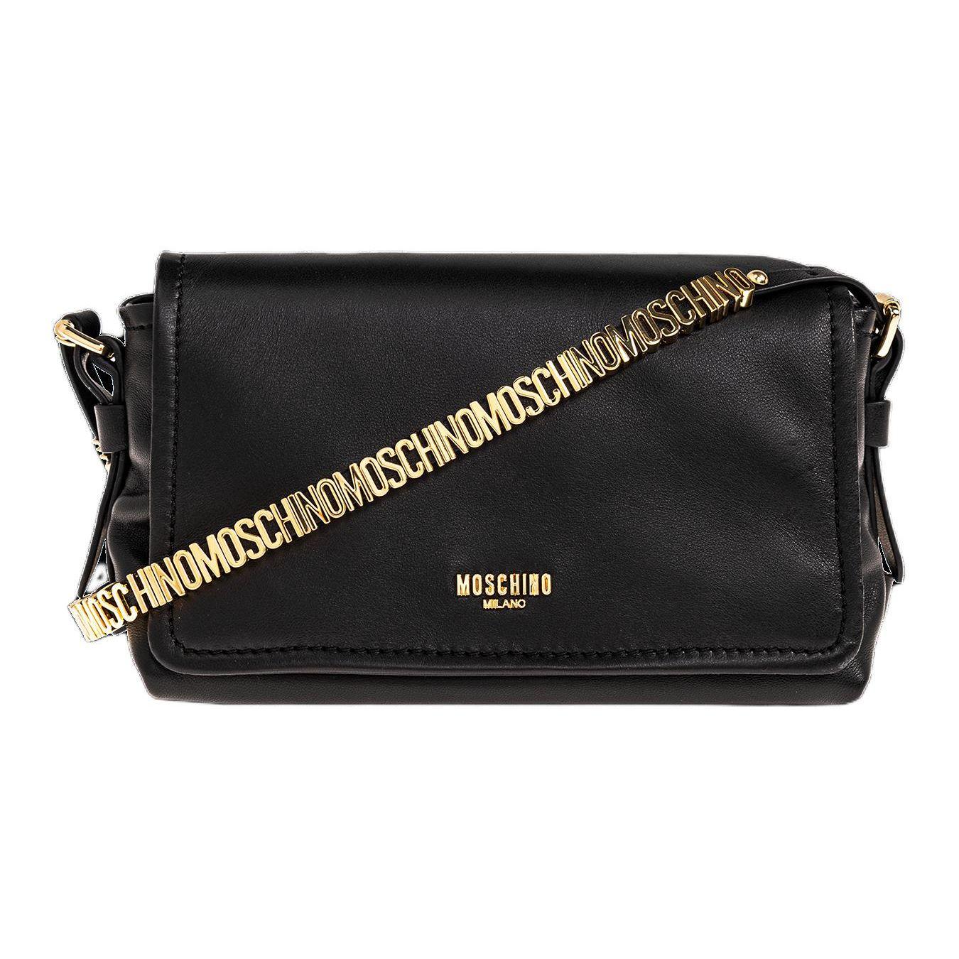 Moschino Logo Detail Magnetic Snap Leather Crossbody Shoulder Bag Women Bags Black A755280021555 Basic Set (Bag+Dust Bag)
Moschino Logo Detail Magnetic Snap Leather Crossbody Shoulder Bag Women Bags Black A755280021555 Basic Set (Bag+Dust Bag)