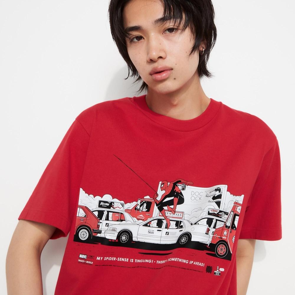 UNIQLO JAPAN Marvel Art Collection от Mondo UT Футболка с рисунком, короткий рукав, стандартный крой
UNIQLO JAPAN Marvel Art Collection от Mondo UT Футболка с рисунком, короткий рукав, стандартный крой
