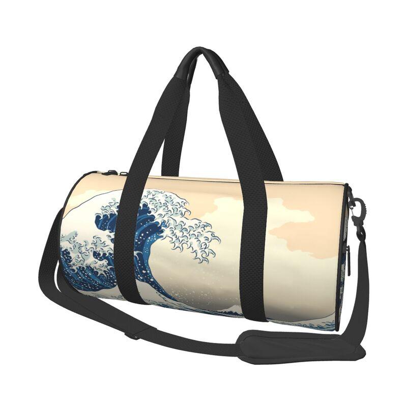 Great Wave Off Kanagawa Round Travel Duffel Bag Waterproof Durable Sports Gym Yoga Fitness Bag with Shoe Compartment Wet Pocket
Great Wave Off Kanagawa Round Travel Duffel Bag Waterproof Durable Sports Gym Yoga Fitness Bag with Shoe Compartment Wet Pocket