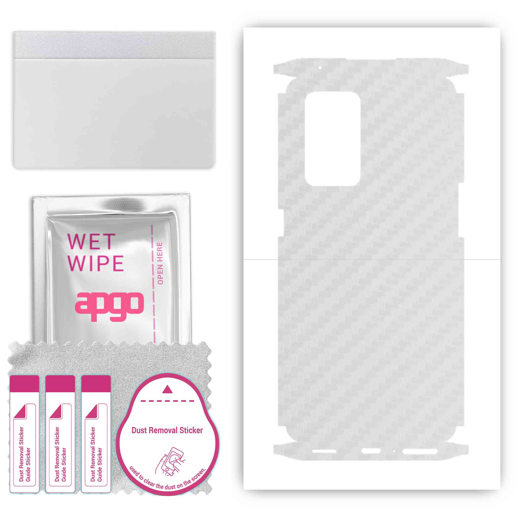 apgo Protective Skin Sticker for the back+sides compatible with Oppo Reno 6 Pro 5G, Full Wrap Film, Foil, Vinyl - Pattern Transparent Carbon
apgo Protective Skin Sticker for the back+sides compatible with Oppo Reno 6 Pro 5G, Full Wrap Film, Foil, Vinyl - Pattern Transparent Carbon